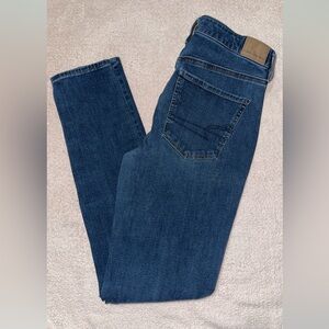 American Eagle Outfitters Blue Skinny Jeans Timeless Style